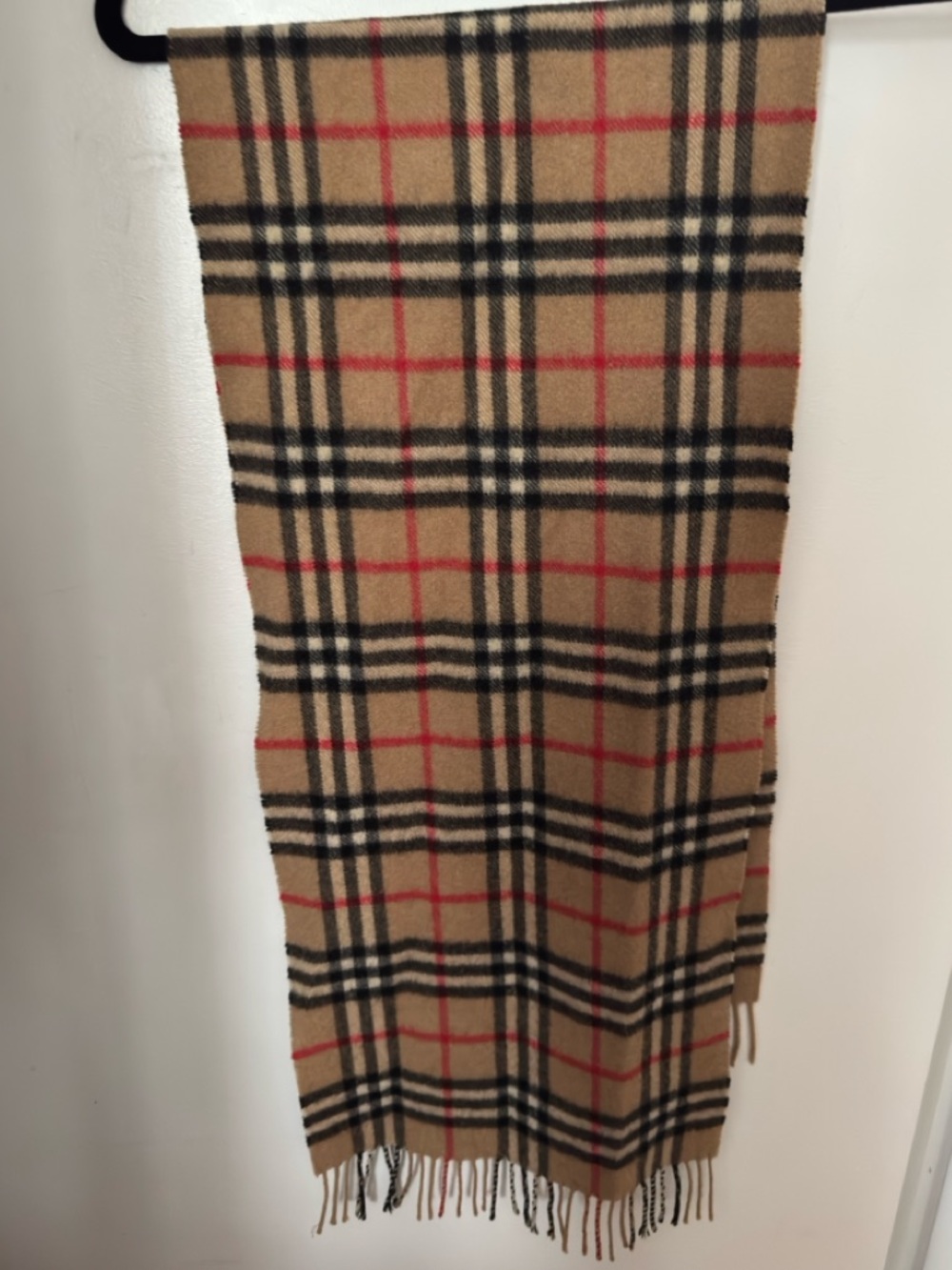 Burberrys of London 100% Cashmere Nova Check Scarf  Made in England Vintage - Picture 5 of 5